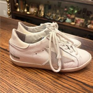 Freebird by Steven White Leather Star Sneakers size 9